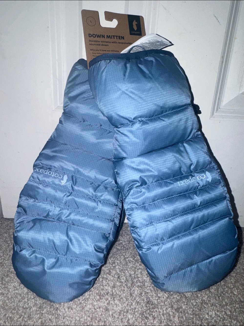 Cotopaxi Down Mittens NWT!